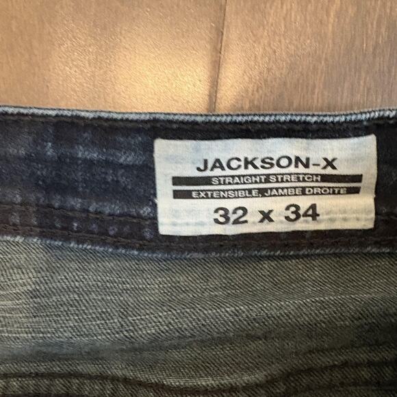 Buffalo David Bitton Jeans Mens 32x34 Dark Wash Jackson-X Straight Stretch Denim - Picture 3 of 15